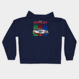 Toyota Starlet Castrol Movistar Rally Gran Turismo Livery B Kids Hoodie